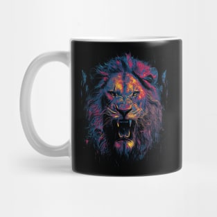 Colorful Lion King Of The Jungle Wild African Animal Mug